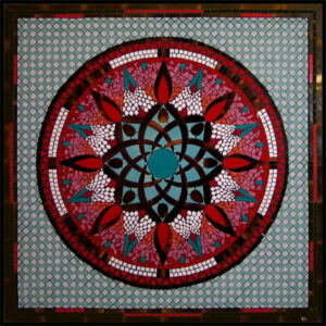 goddess mosaic mandala representing women standing together united