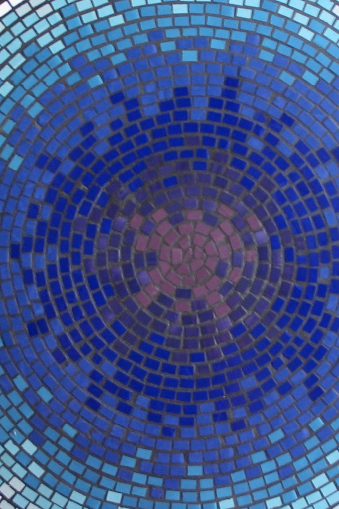 water mosaic closeup
