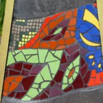 Wallace St Park mosaic installation