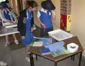 School mosaic project enoggera students