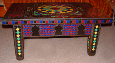 Islam mosaic coffee table