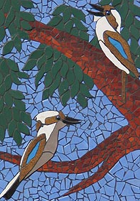kookaburras-mosaic-art-animals
