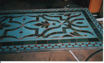 Palace mosaic table