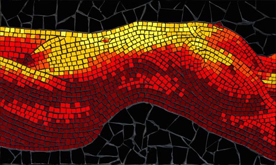 mosaic nude murals