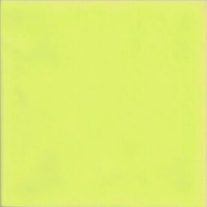 Electric green ceramic tile colour sample