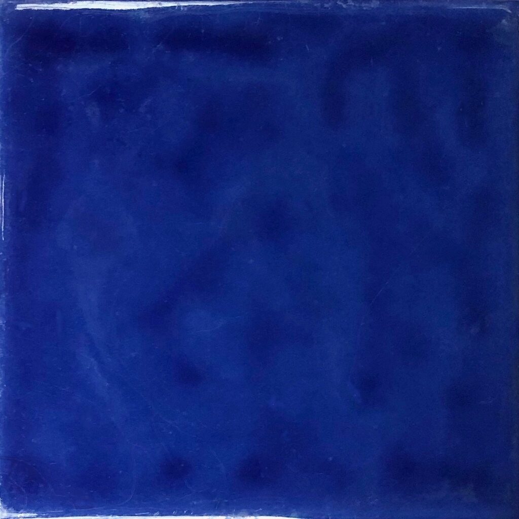 Navy ceramic tile colour sample