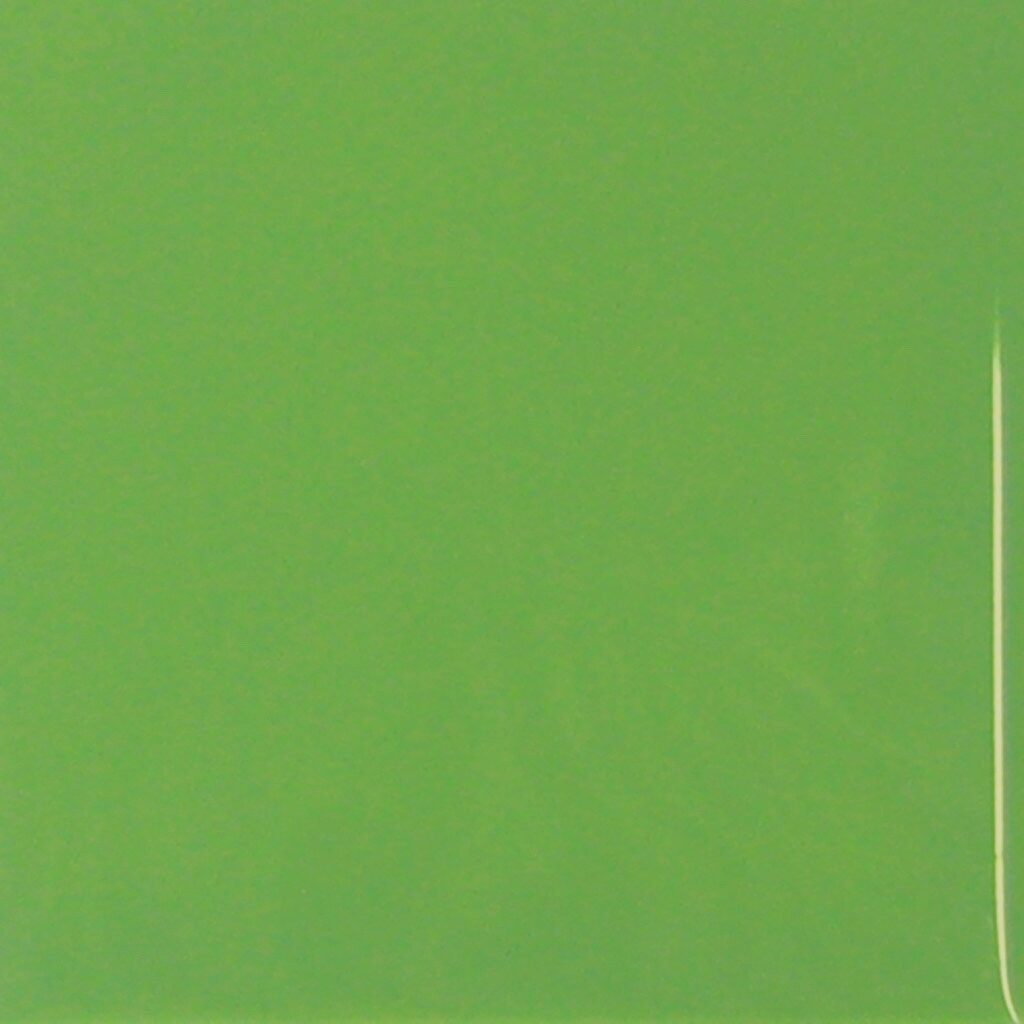 Palm green ceramic tile colour sample