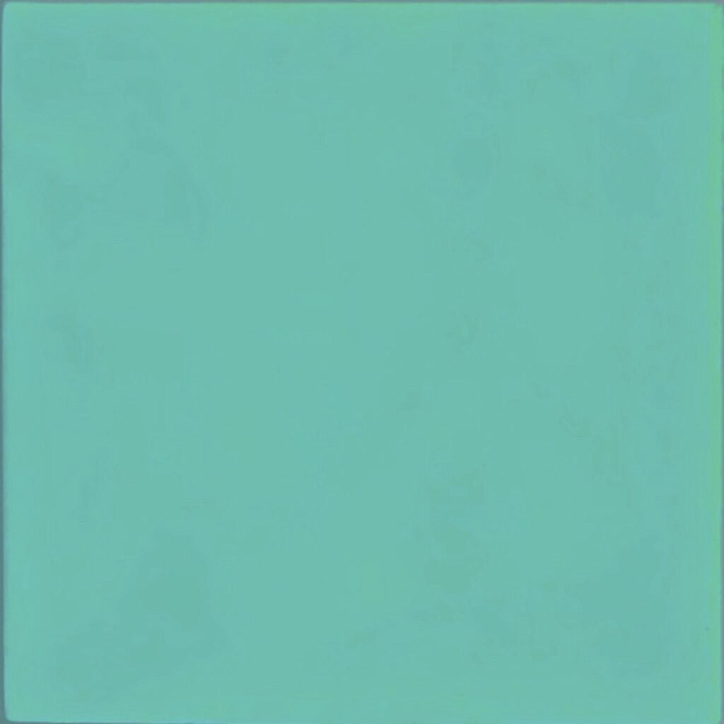 Sea green ceramic tile colour sample